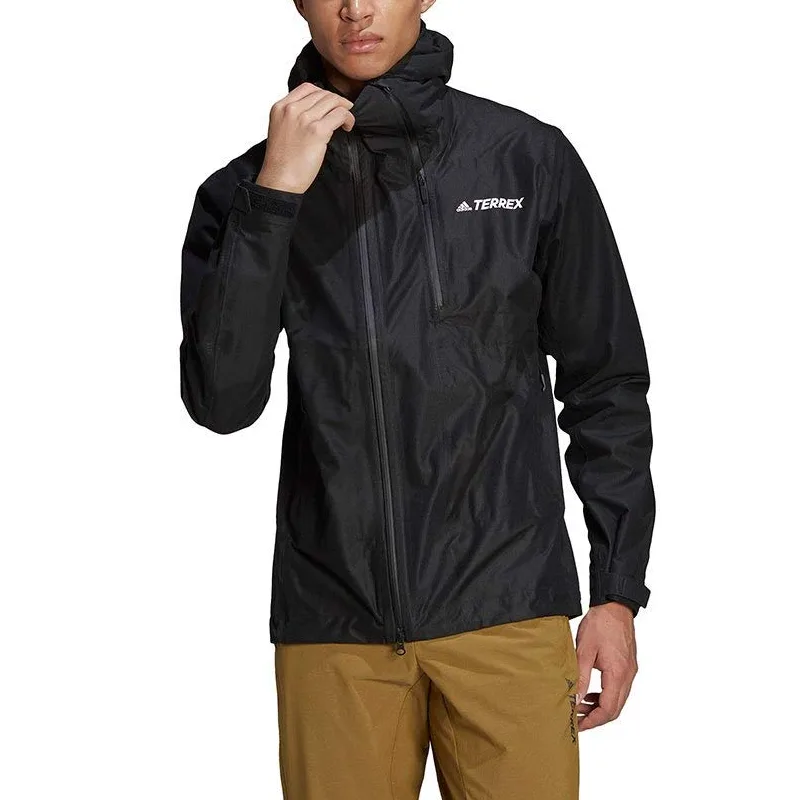 Adidas Куртка Terrex мужская черная водолазка Moderate Others — фото 3