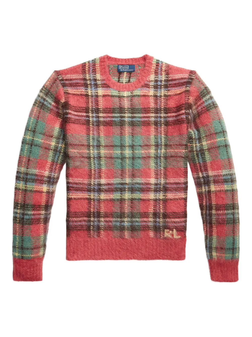 

Клетчатый свитер с длинными рукавами POLO RALPH LAUREN, красный