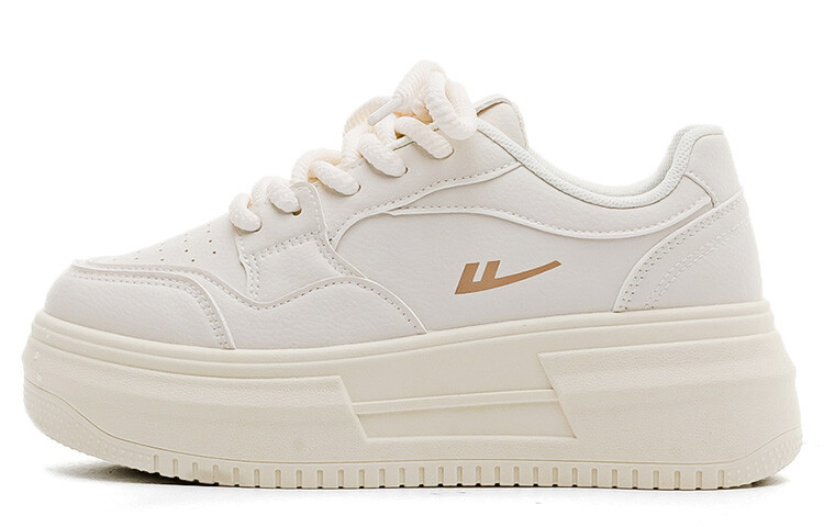 

Кроссовки WARRIOR Skateboard Shoes Women's Low-Top Beige, Бежевый, Кроссовки WARRIOR Skateboard Shoes Women's Low-Top Beige