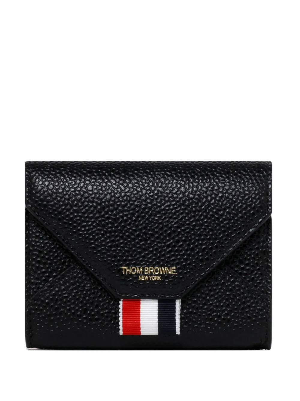

Футляр для карт формы "конверт" THOM BROWNE, черный
