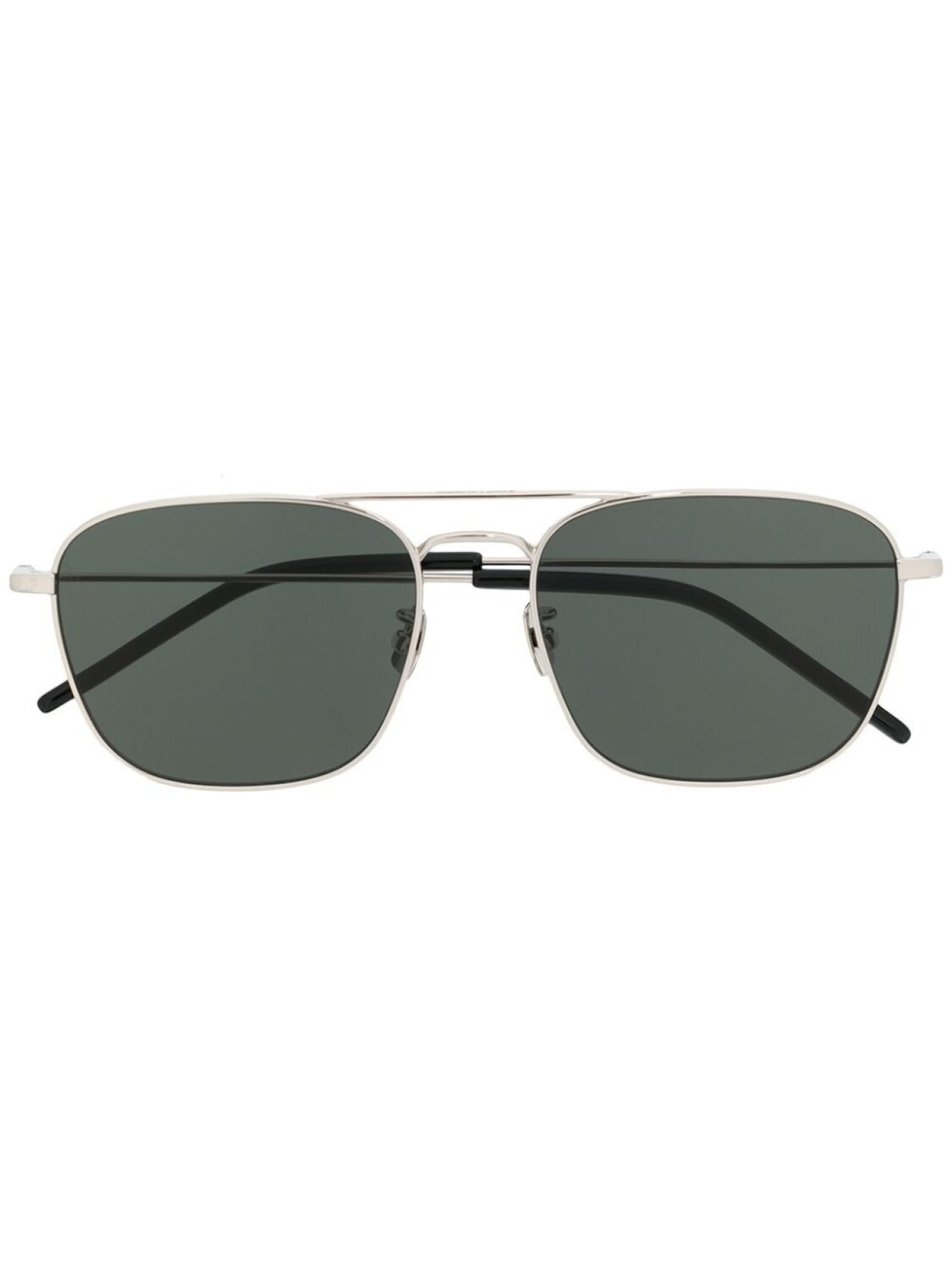 

Saint Laurent Eyewear солнцезащитные очки-пилоты 309, серебристый