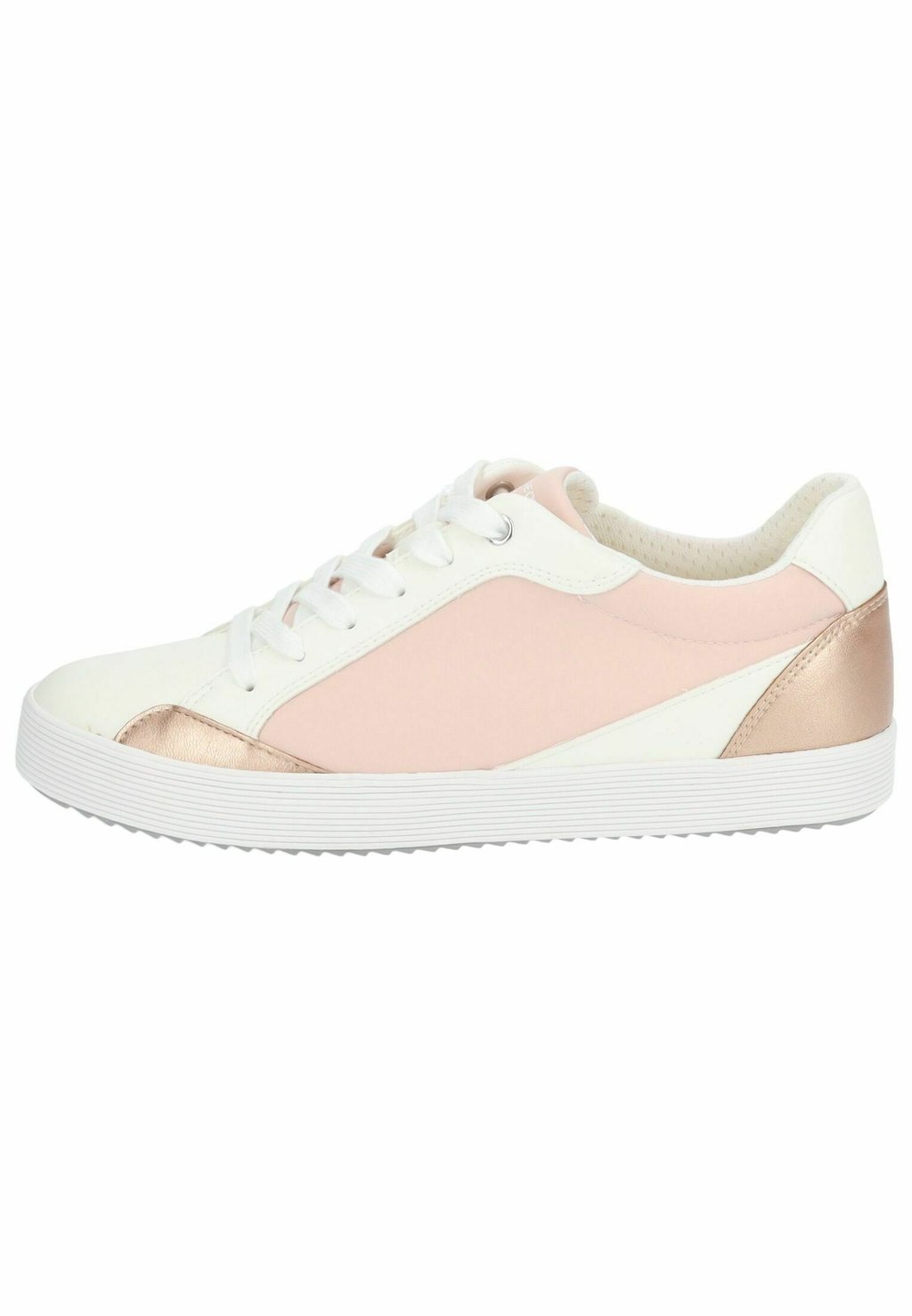 Низкие кеды Geox, цвет Lt Rose Optic White C
