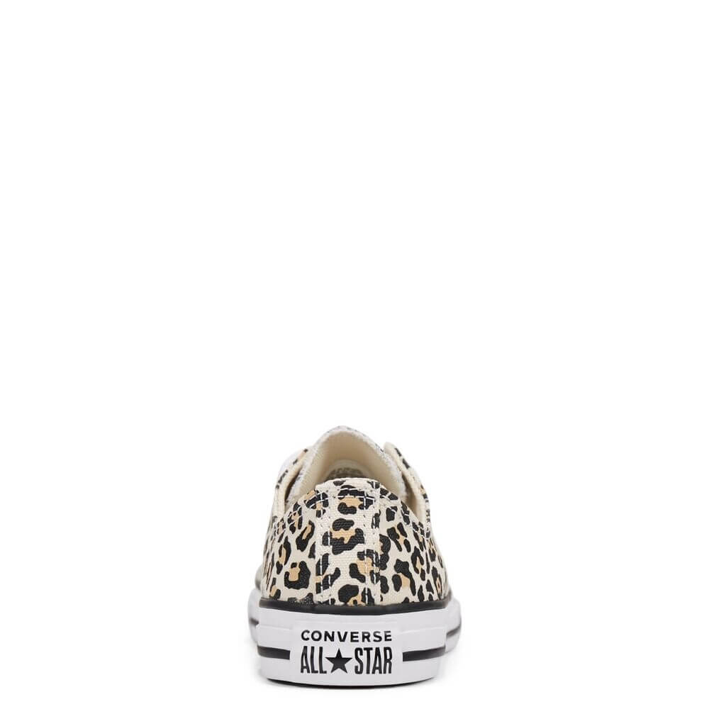 Converse Chuck Taylor All Star OX Детские Леопардовые Низкие Кроссовки — фото 2
