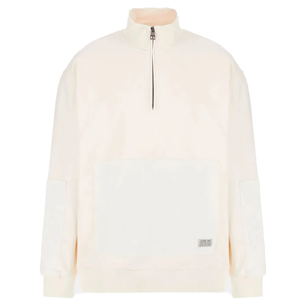 

Толстовка Guess Eco Tyler Wshd full zip, бежевый