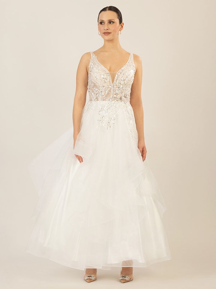 

Длинное платье APART, белый