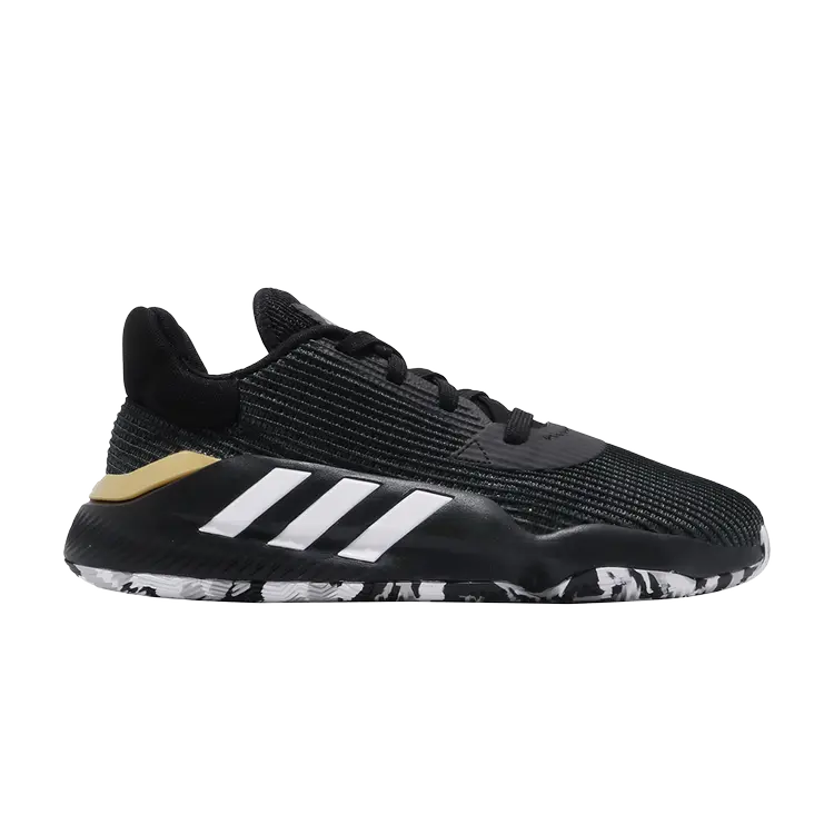 

Кроссовки Adidas Pro Bounce 2019 Low GCA 'Black Gold Mint', черный