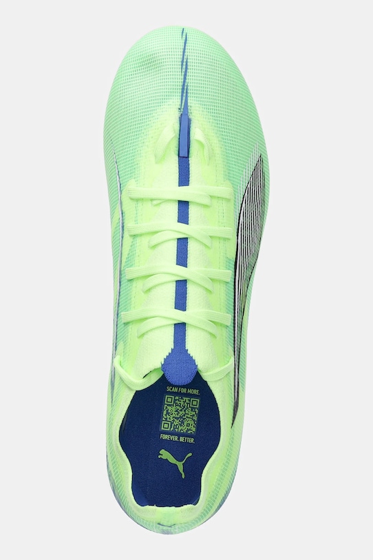 Футбольные бутсы Ultra 5 Match с шипами Puma, зеленый — фото 4
