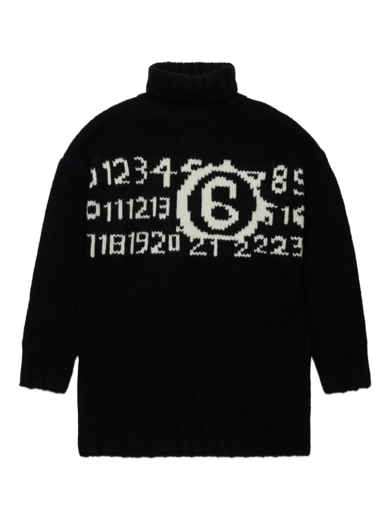 

MM6 Maison Margiela Kids платье с принтом Numbers, черный