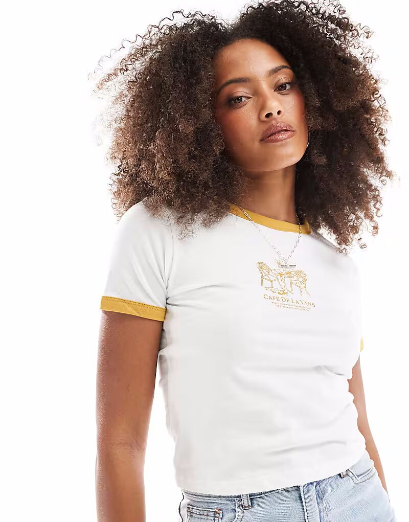 

Vans De la vans ringer tee in marshmallow