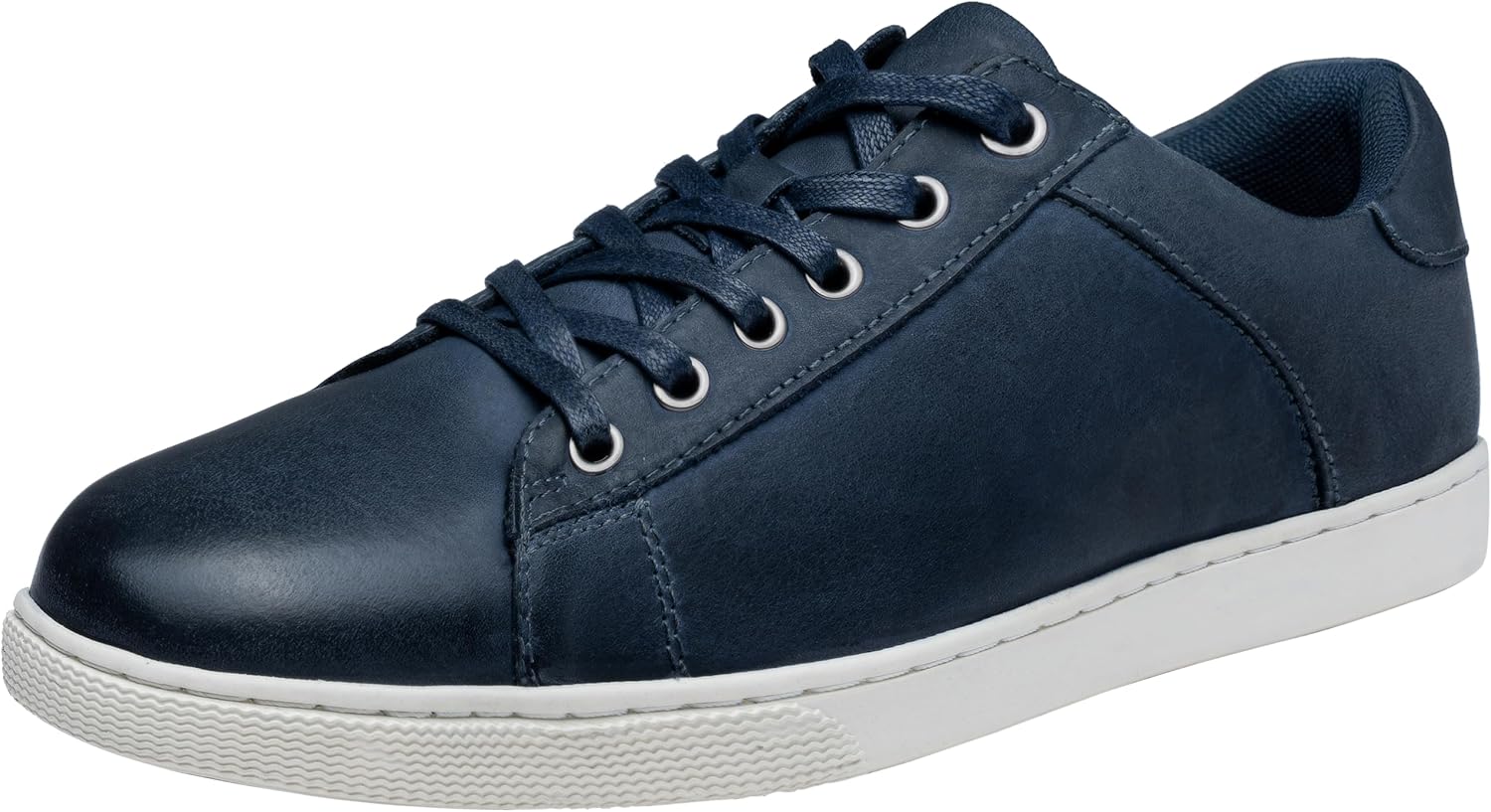 

Мужские повседневные кожаные кроссовки Jousen, деловые повседневные туфли для мужчин, дышащие модные кроссовки, синий