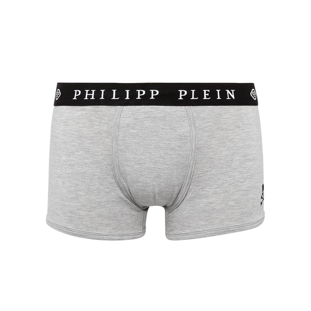 

Мужские боксеры из серого хлопка Philipp Plein, коричневый