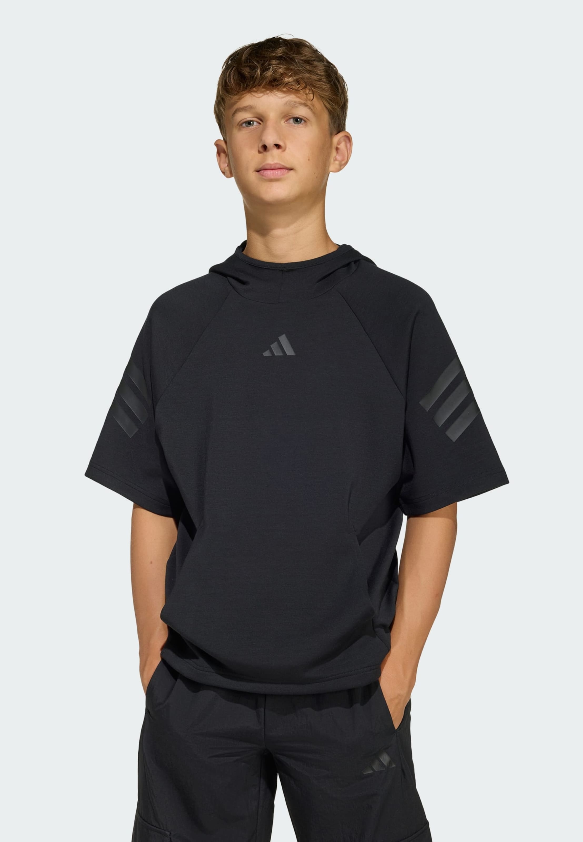 Adidas Sportswear Спортивная толстовка 'Future Icons' в черном цвете — фото 2