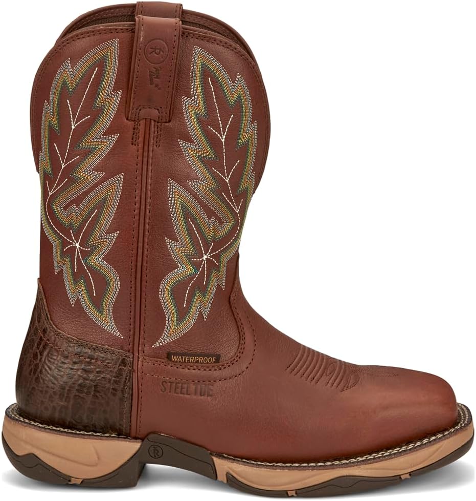 

Мужские ботинки Tony Lama TLX Burgess с водонепроницаемым стальным носком, 28 см, коричневые