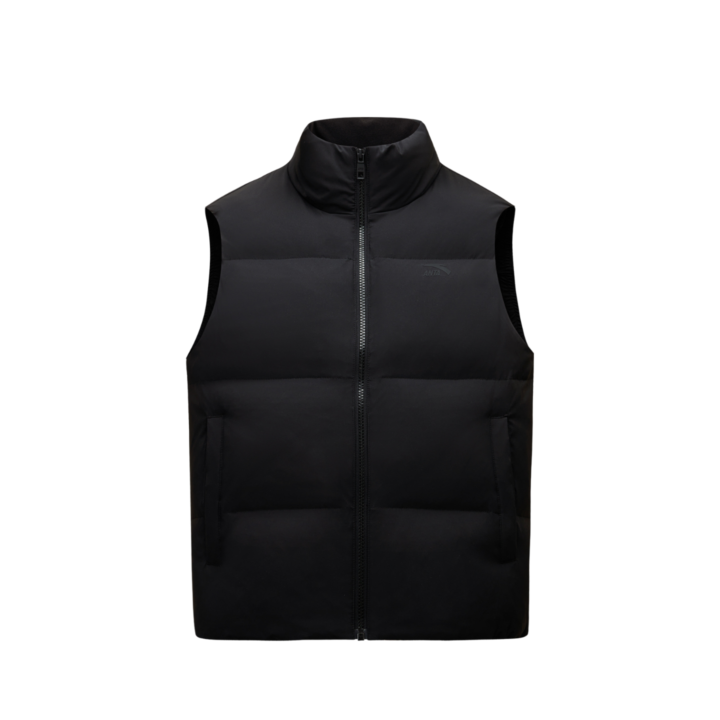 

ANTA Женская базовая пуховая жилетка черная, Basic Black-3