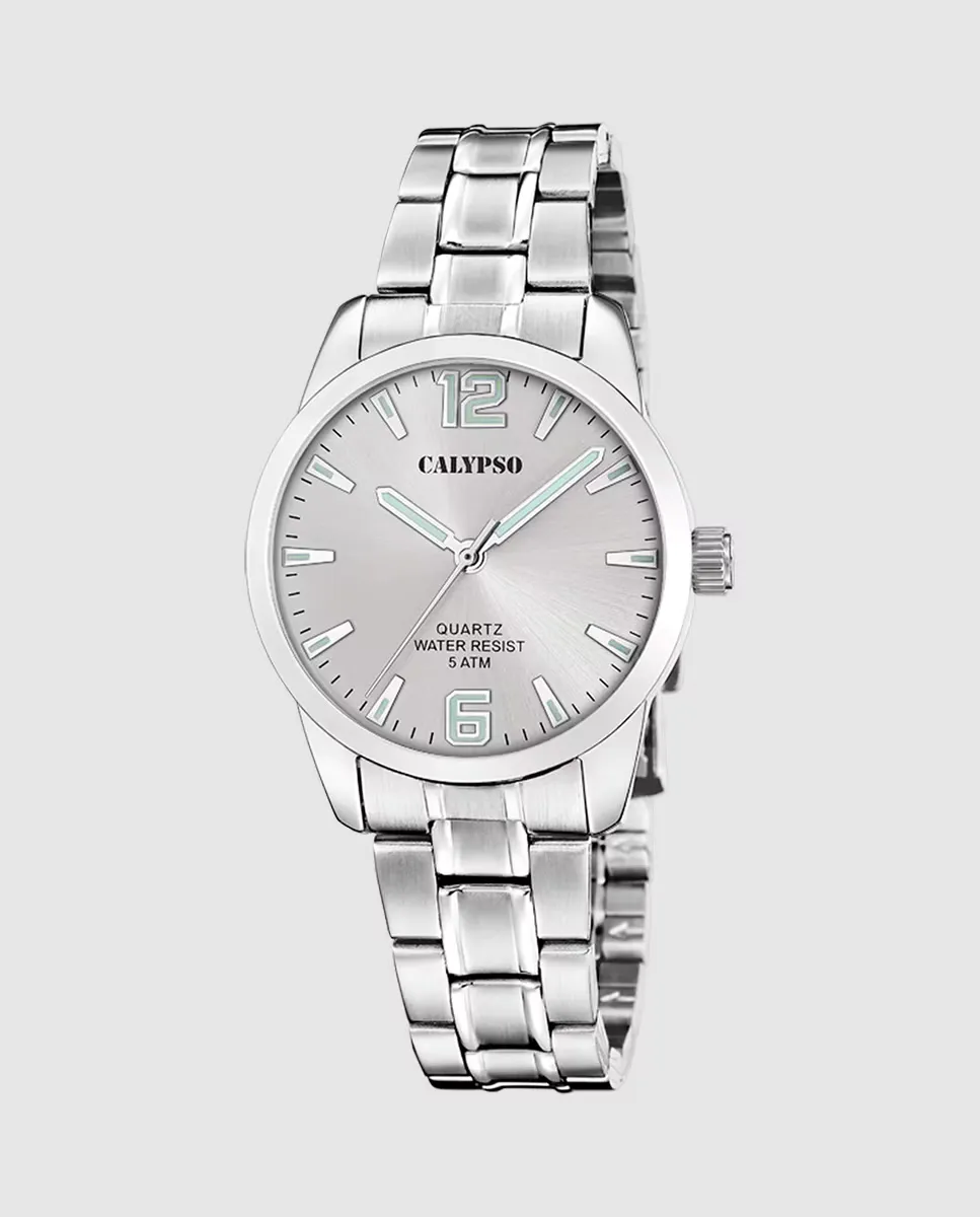 

K5867/2 Базовые женские часы из серебристой стали Calypso, серебрянный