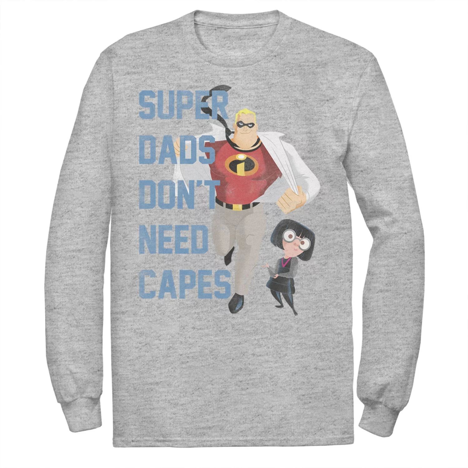 

Мужская футболка Disney/Pixar Incredibles Super Dads No Capes Disney / Pixar