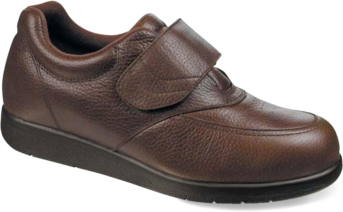 

Комфортные терапевтические кожаные повседневные туфли Drew Men's Navigator II с увеличенной глубиной, коричневый