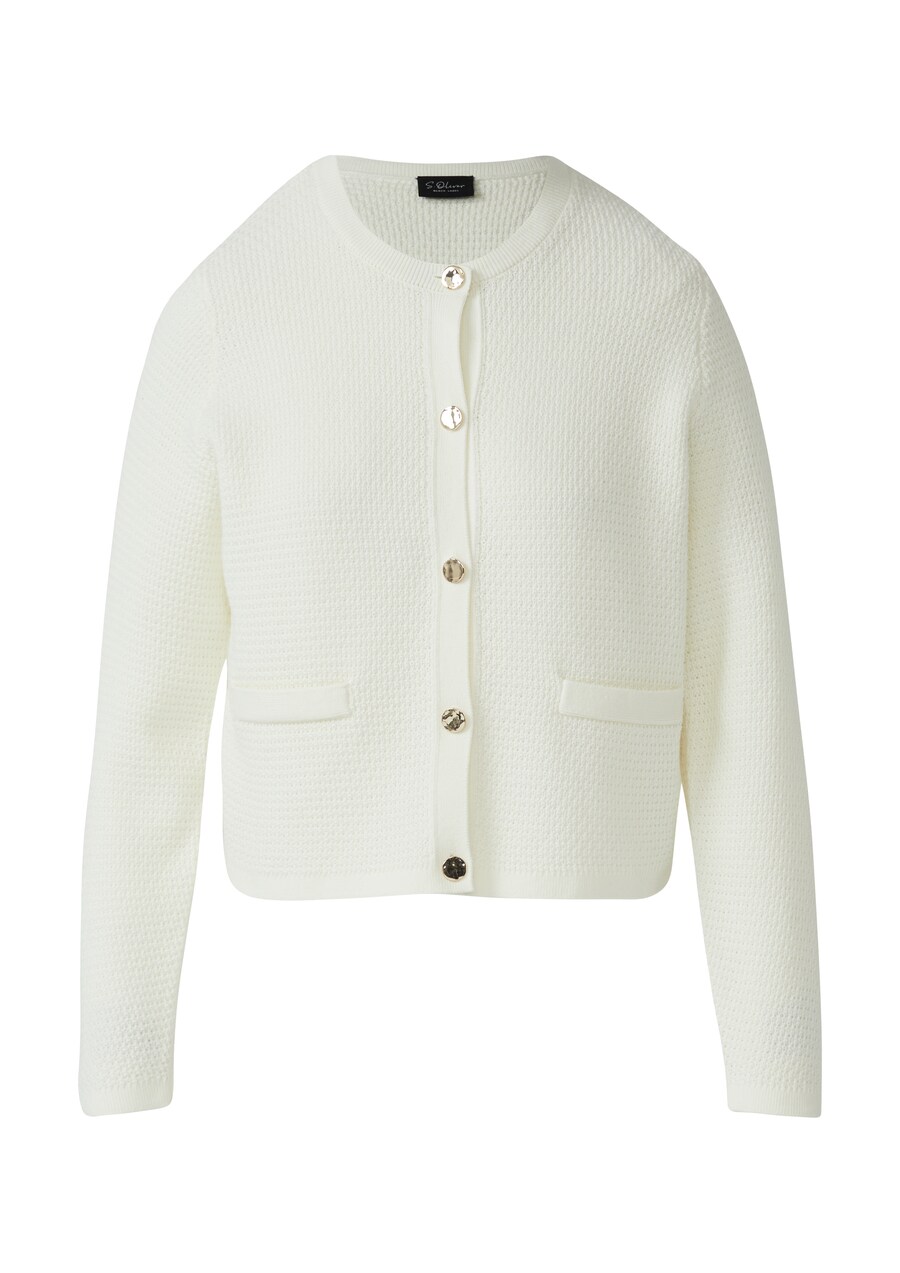 

Вязаный кардиган s.Oliver BLACK LABEL, White