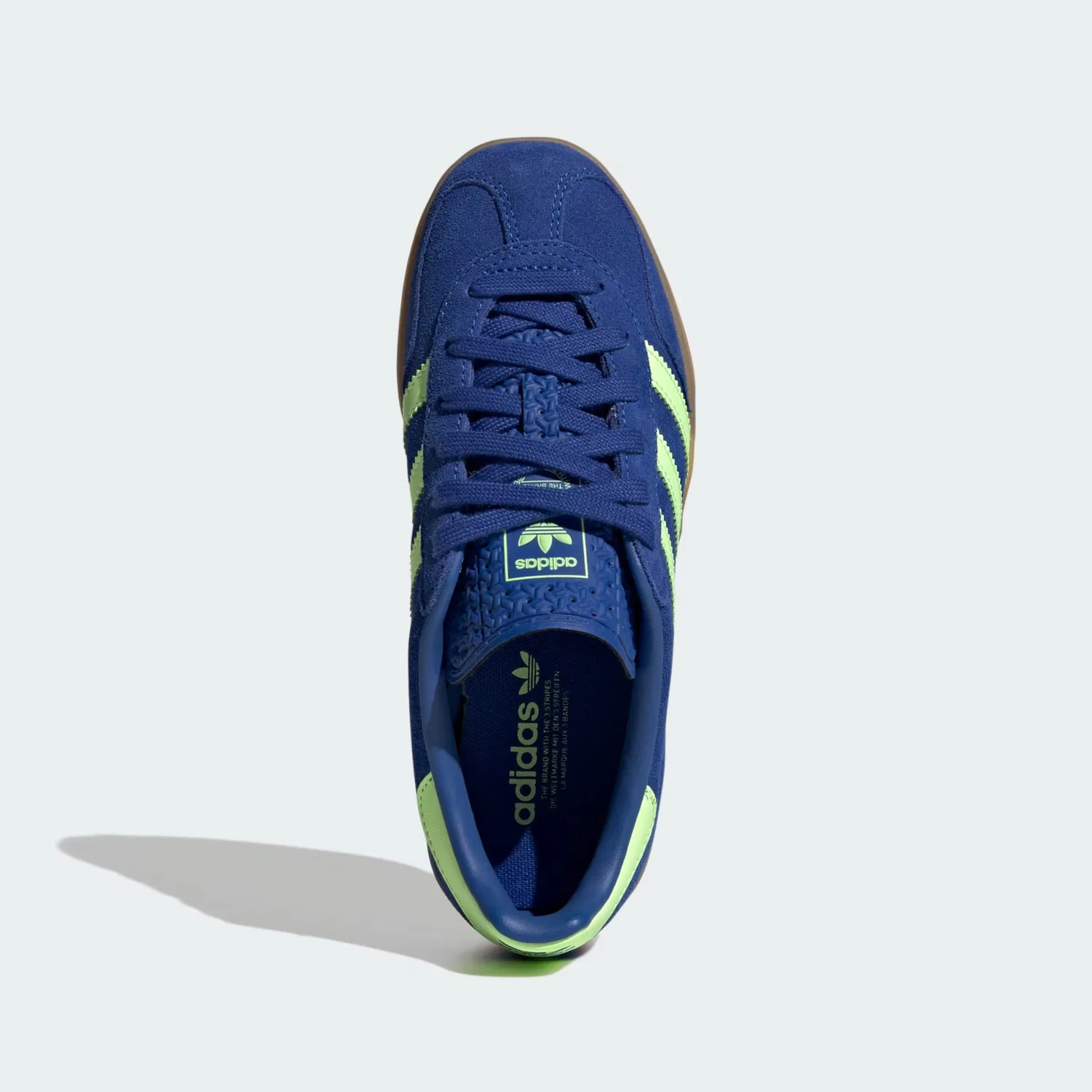 Кроссовки Adidas Originals Gazelle Indoor синего цвета — фото 3