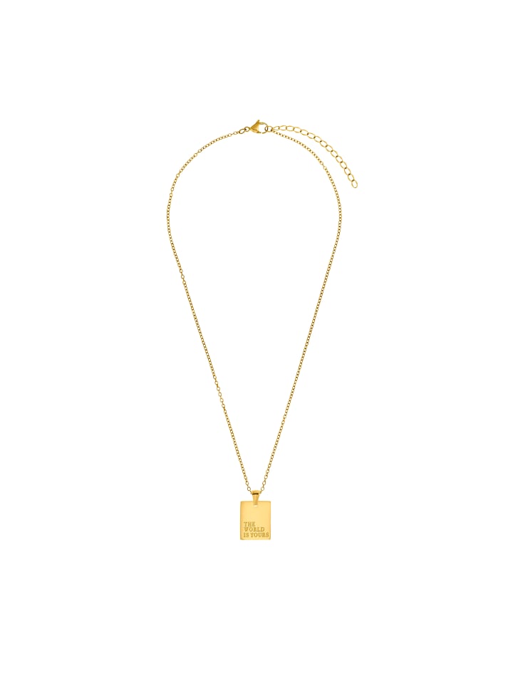 

Steel_Art Мужское ожерелье Dominic золотистого цвета