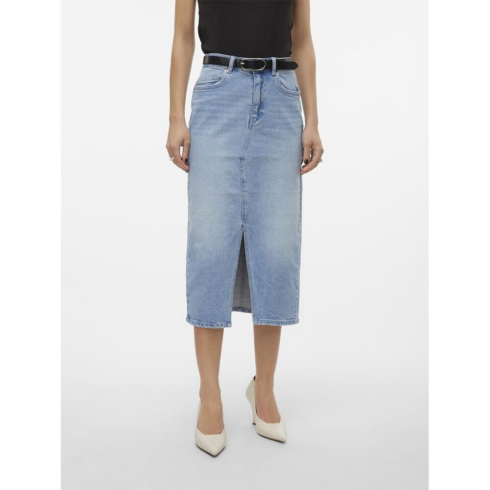 

Юбка Vero Moda Veri Denim, синий