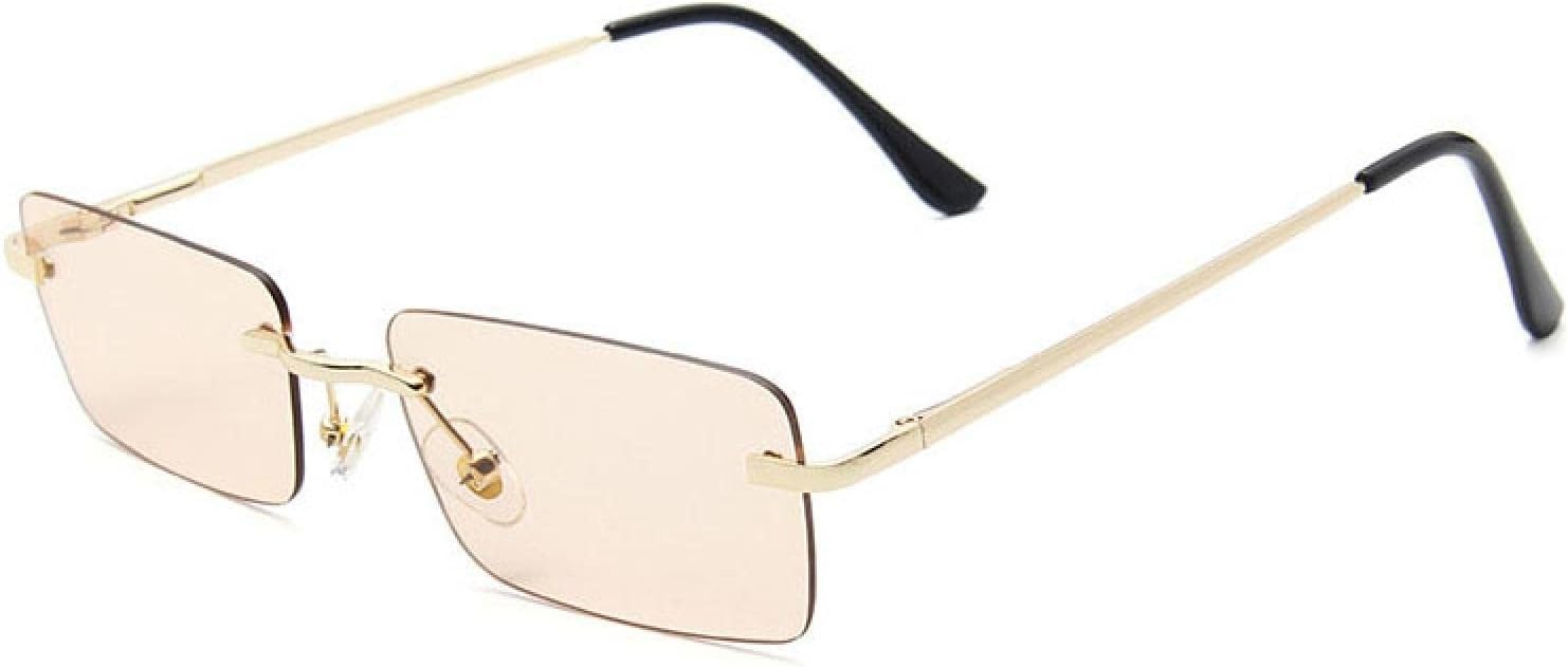 

Солнцезащитные очки с защитой от УФ-излучения UV400 для женщин и мужчин | Без оправы, металлические, с прозрачными линзами | для занятий спортом на открытом воздухе DSVIGF, 05