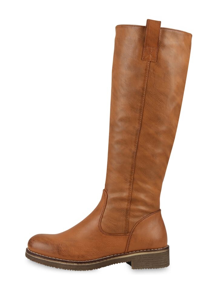 Сапоги VAN HILL Klassische Stiefel Angela, светло-коричневый — фото 2