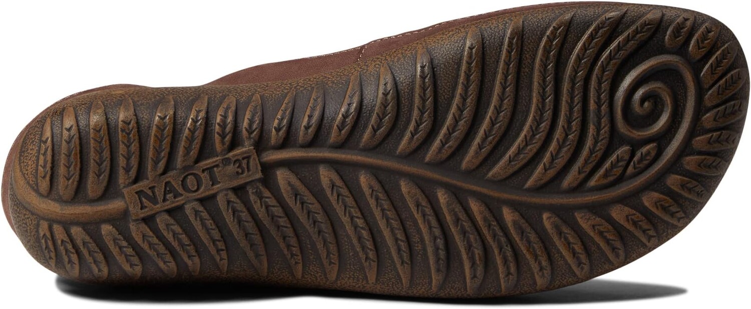 Балетки Matai Naot, цвет Radiant Copper Leather/Coffee Bean Nubuck — фото 3