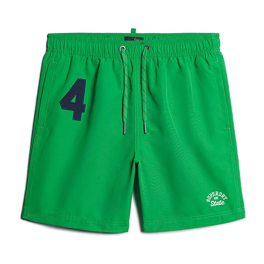 Шорты для плавания Superdry Vintage 17´´ Swimming Shorts, зеленый — фото 3