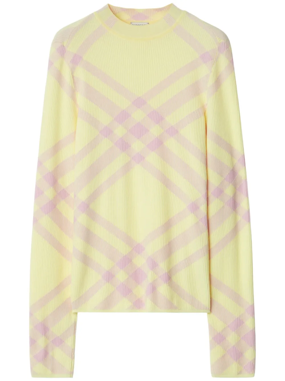 

Джемпер в клетку BURBERRY, желтый