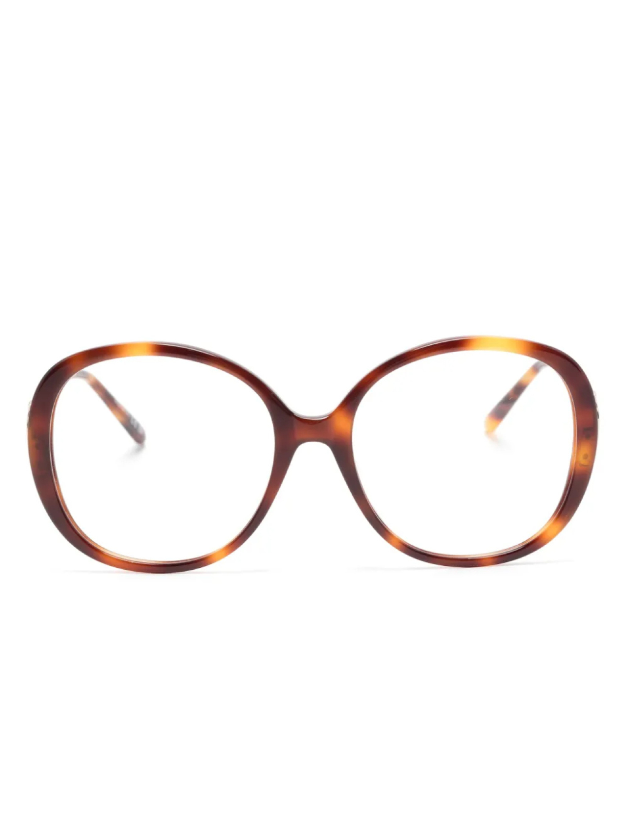

Chloé Eyewear очки в массивной оправе черепаховой расцветки, коричневый