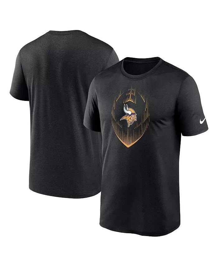 

Мужская черная футболка Minnesota Vikings Primetime Legend Icon Performance Nike