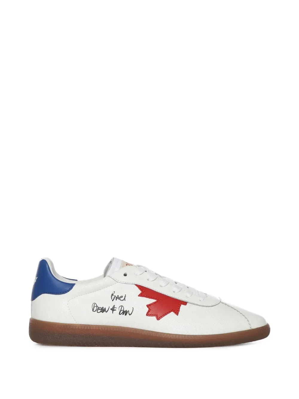 Кожаные кроссовки Rebels DSQUARED2, белый