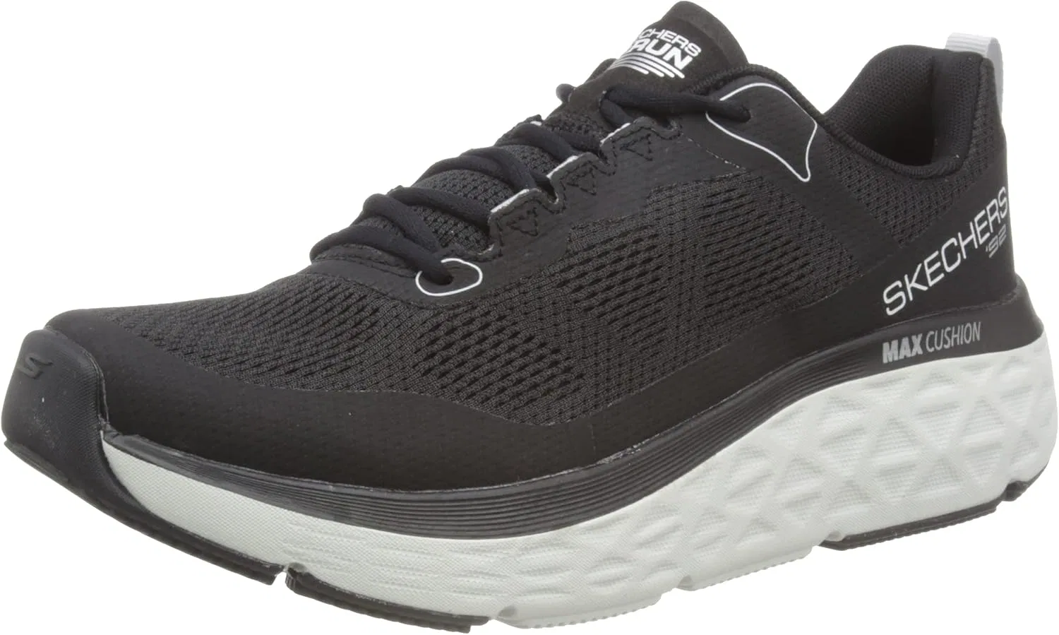Кроссовки Men's Skechers, Black And White Synthetic Textile