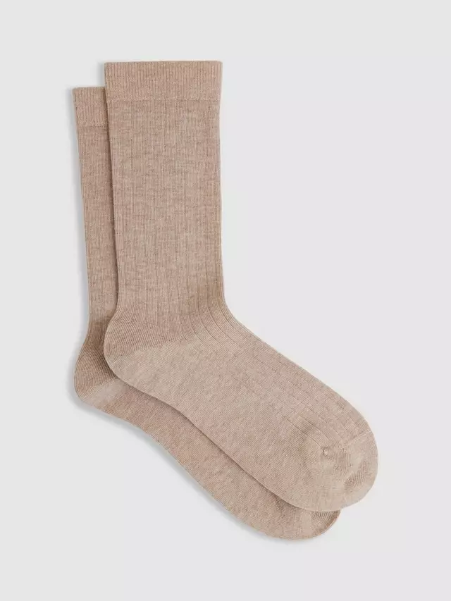 

Носки Reiss Felicia Ribbed, цвет oatmeal