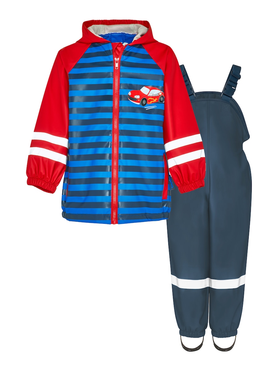 Спортивный костюм PLAYSHOES Rennwagen, синий/темно-синий — фото 2