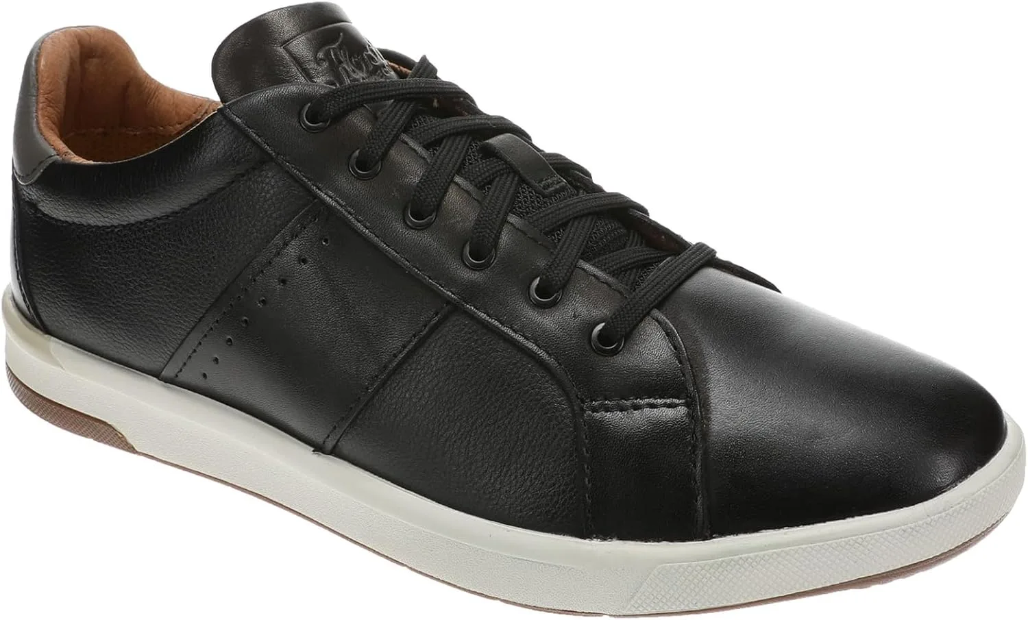 Мужские кроссовки Florsheim с перекрещенными шнурками до носка, черные