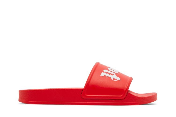 

Кроссовки Palm Angels Pool Slider Red, красный