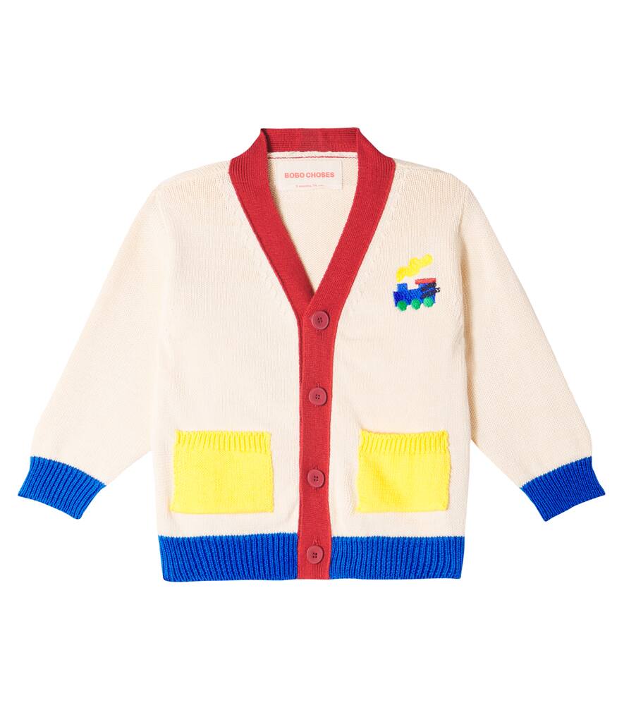 

Детский кардиган Bobo Choo Choo из хлопка Bobo Choses, Offwhite