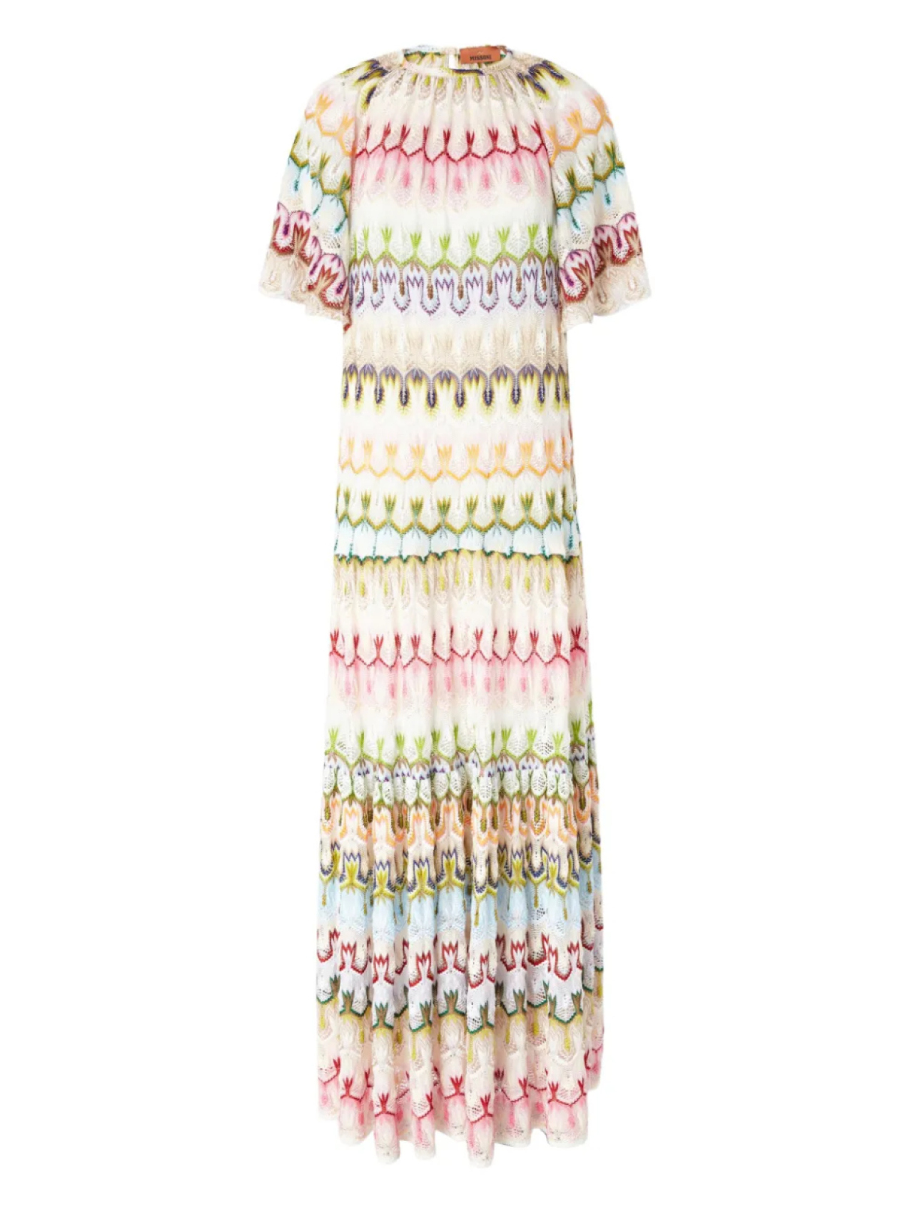 

Трикотажное макси-платье Missoni, белый