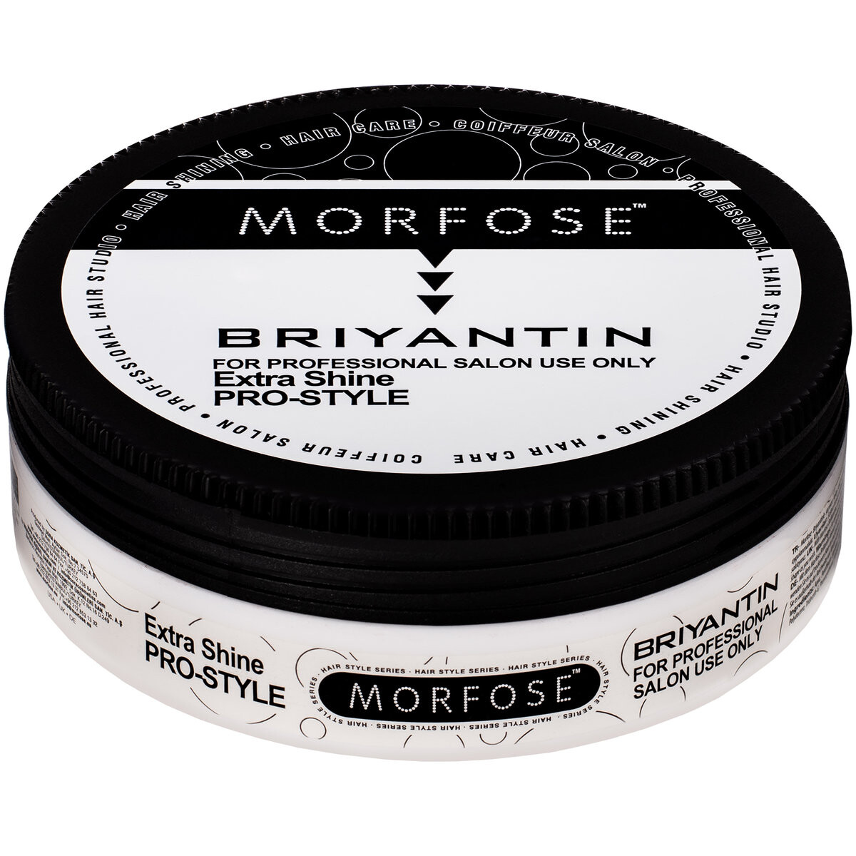 

Morfose, Ossion Brilliantine Extra Shine, Бриллиантин для укладки волос для мужчин, не оставляет следов, 175 мл