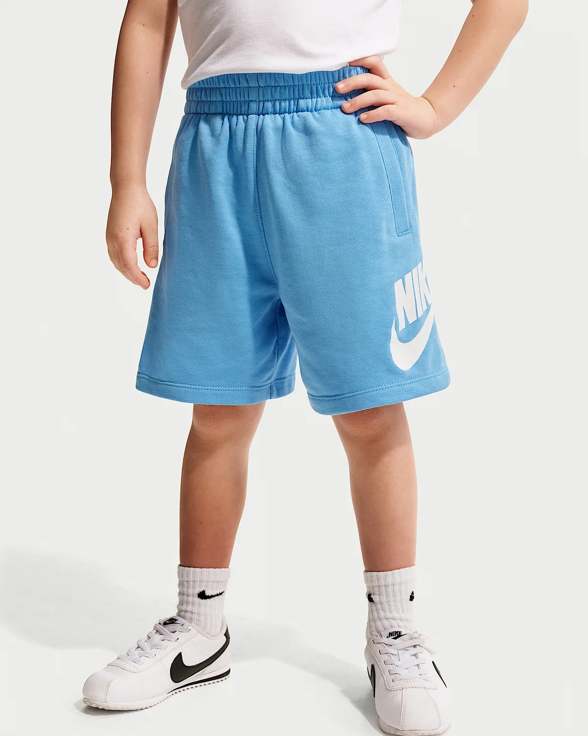 Детские шорты Nike Sportswear Club French Terry, Blue — фото 2