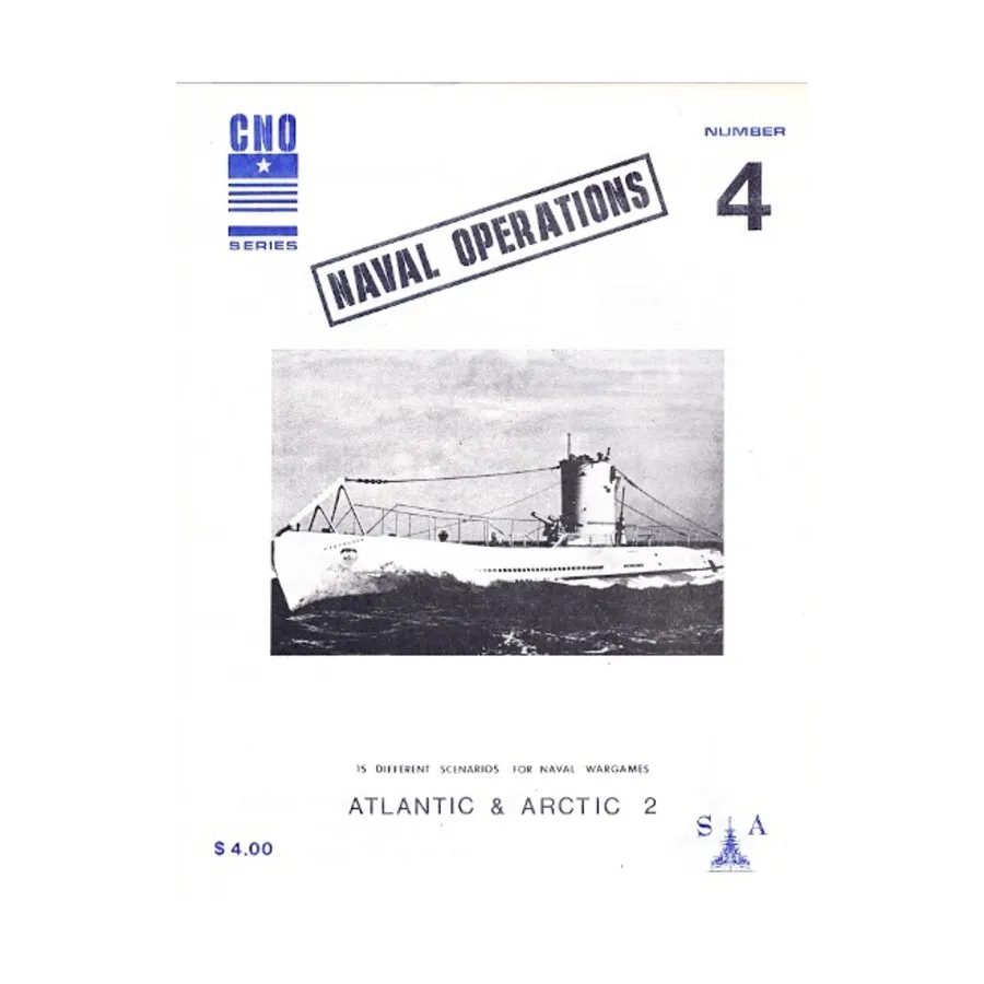 

CNO Серия № 4 - Военно-морские операции, Атлантика и Арктика № 2, Naval War Games Rules & Scenarios
