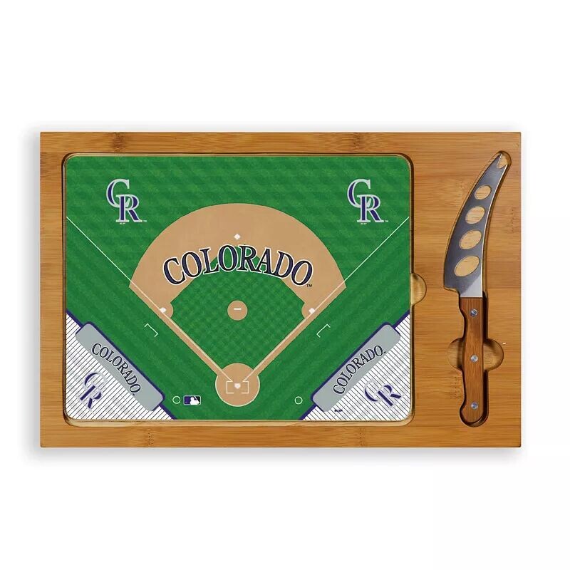 

Набор сервировочных досок Picnic Time Colorado Rockies со стеклянной столешницей
