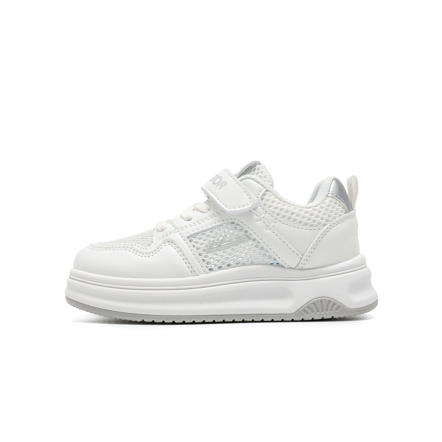 

Детские скейтерские кроссовки Kids WARRIOR, белый/серебристый