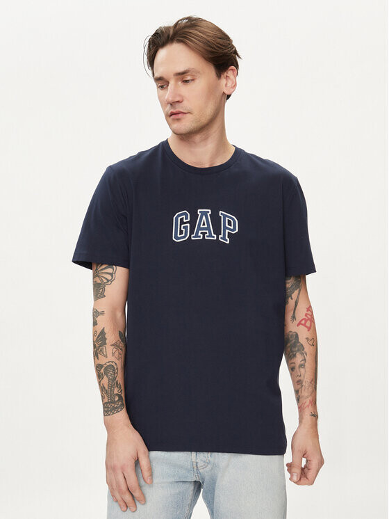 

Футболка стандартного кроя Gap, синий
