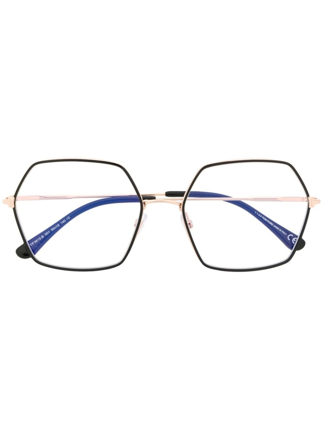

TOM FORD Eyewear очки в оправе геометричной формы, металлик