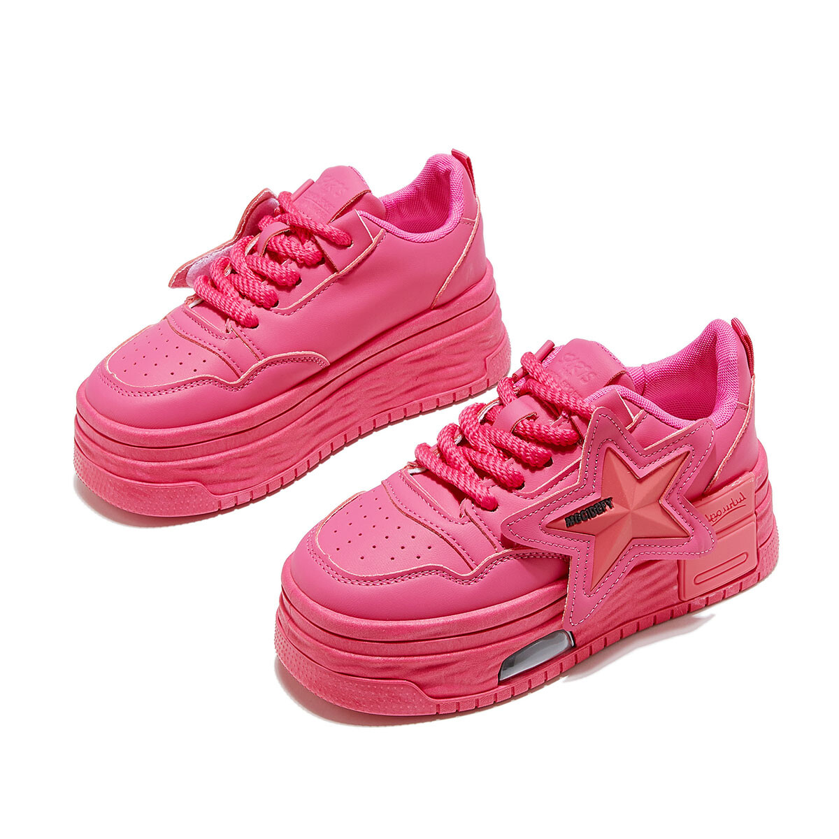 Кеды, скейтборд обувь женская низкая Yiya, цвет Peach Pink — фото 4