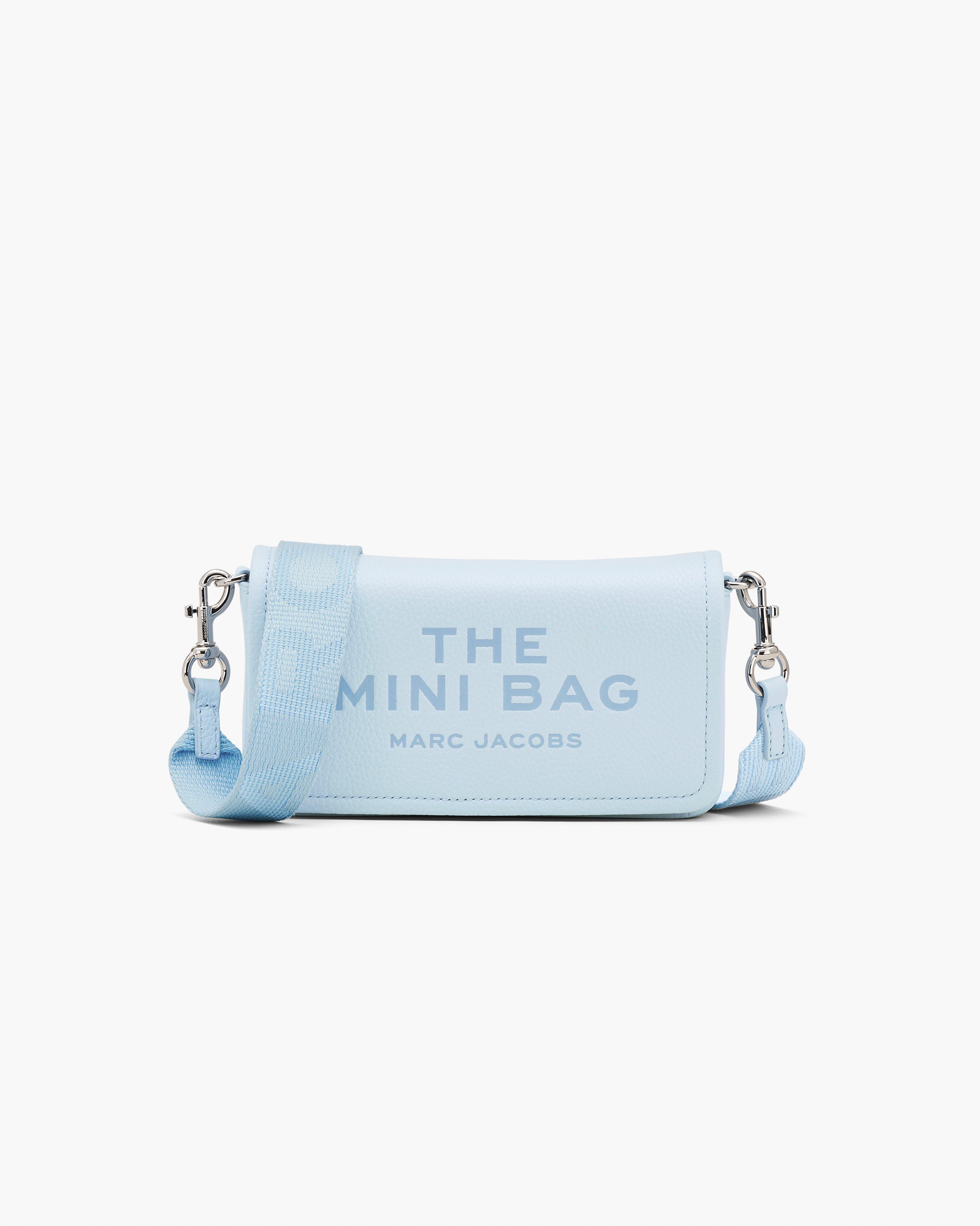 

Кожаная мини-сумка Marc Jacobs, цвет Cloud Blue
