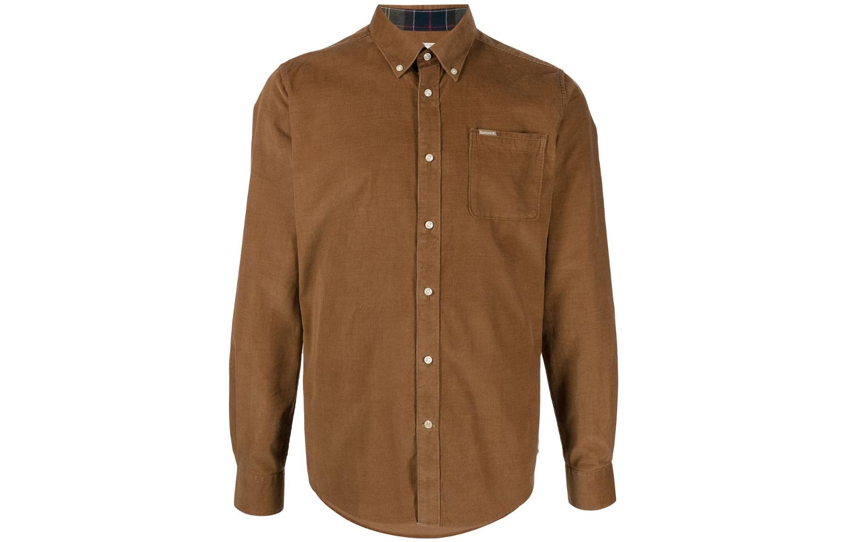 

Рубашка мужская цвета умбра BARBOUR, Umber